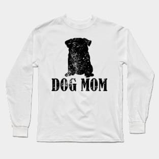 Pugs Dog Mom Long Sleeve T-Shirt